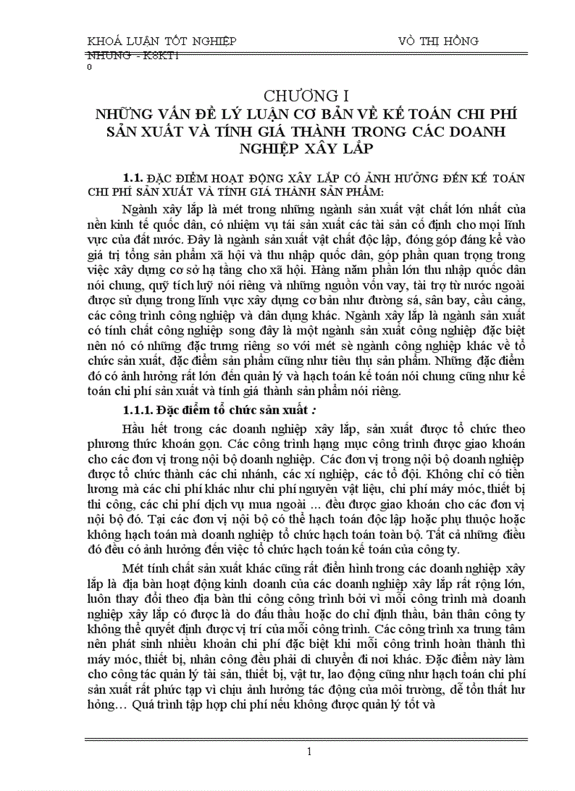 image for page Thực trạng kế toán chi phí sản xuất và tính giá thành sản phẩm tại công ty xây dựng công trình hàng không ACC