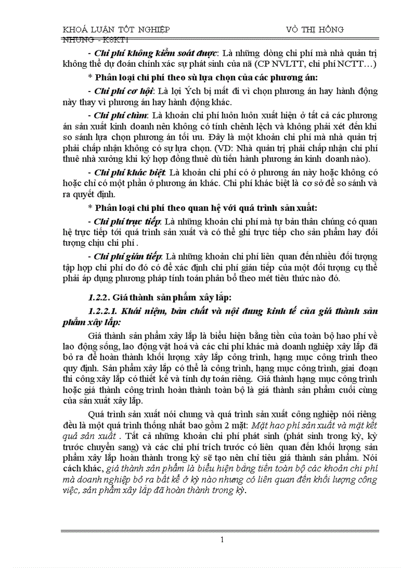 image for page Thực trạng kế toán chi phí sản xuất và tính giá thành sản phẩm tại công ty xây dựng công trình hàng không ACC