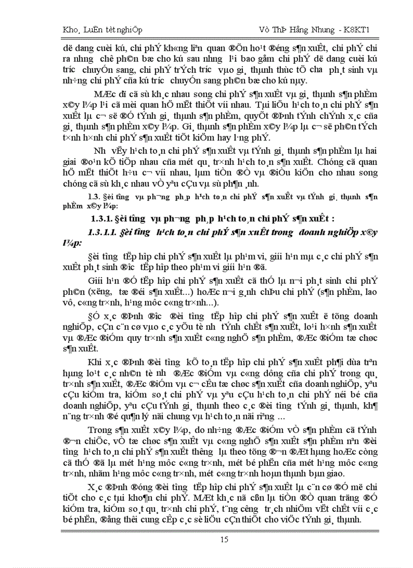 image for page Thực trạng kế toán chi phí sản xuất và tính giá thành sản phẩm tại công ty xây dựng công trình hàng không ACC