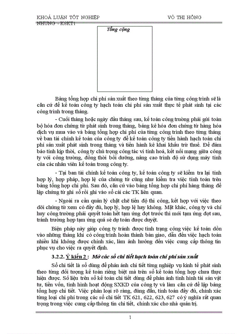 image for page Thực trạng kế toán chi phí sản xuất và tính giá thành sản phẩm tại công ty xây dựng công trình hàng không ACC