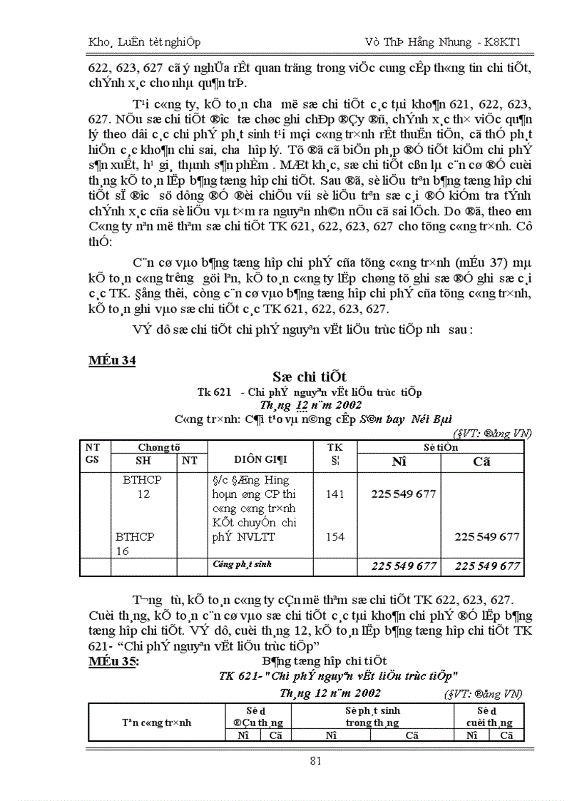 image for page Thực trạng kế toán chi phí sản xuất và tính giá thành sản phẩm tại công ty xây dựng công trình hàng không ACC