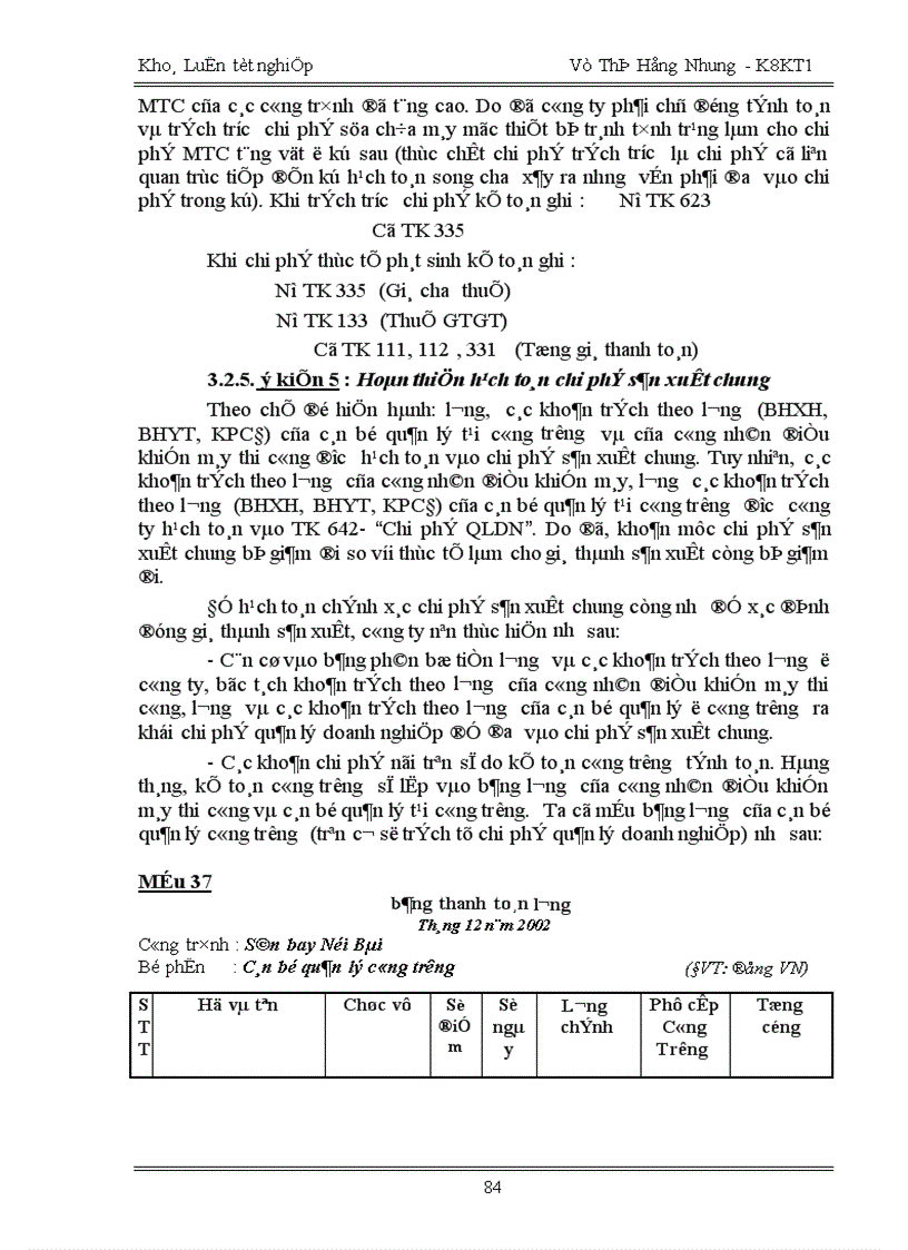 image for page Thực trạng kế toán chi phí sản xuất và tính giá thành sản phẩm tại công ty xây dựng công trình hàng không ACC