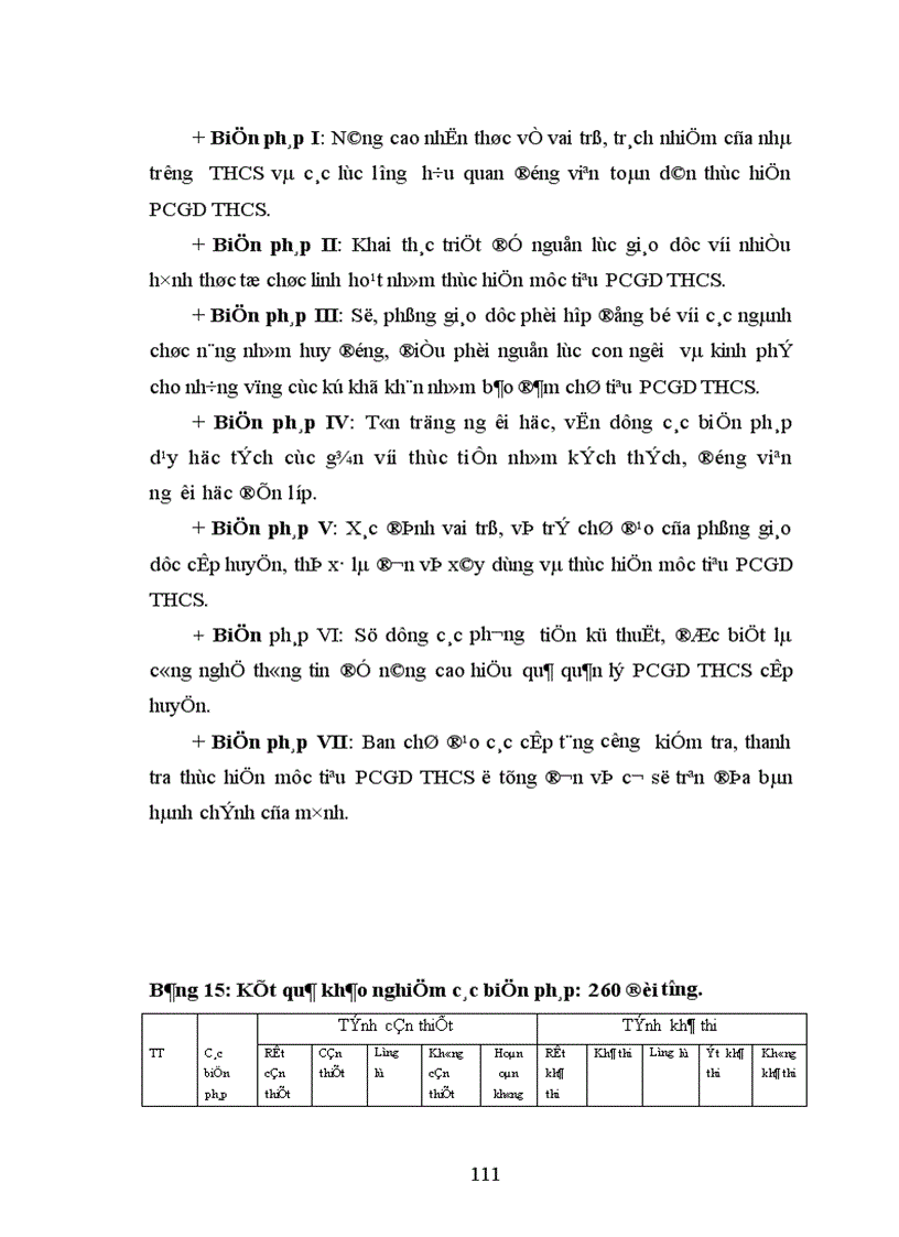 image for page Một số biện pháp quản lý công tác phổ cập giáo dục trung học cơ sở ở tỉnh Yên Bái đến năm 2010 1