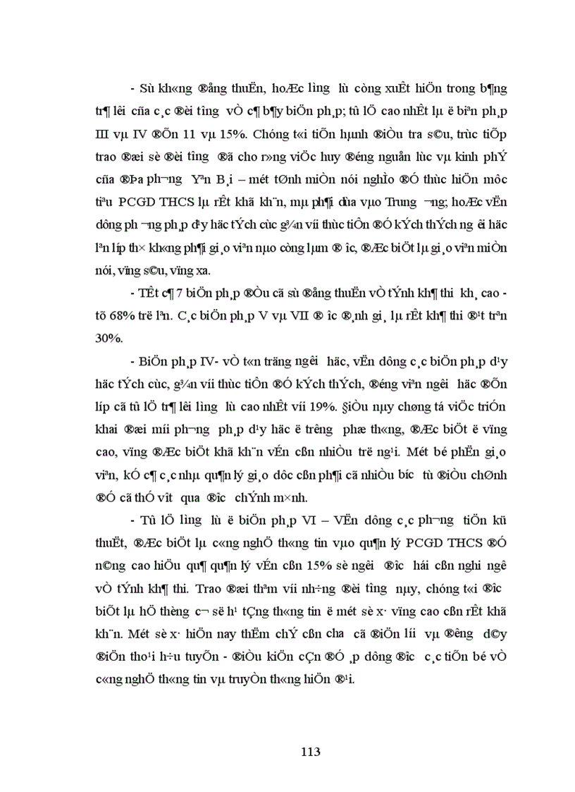 image for page Một số biện pháp quản lý công tác phổ cập giáo dục trung học cơ sở ở tỉnh Yên Bái đến năm 2010 1