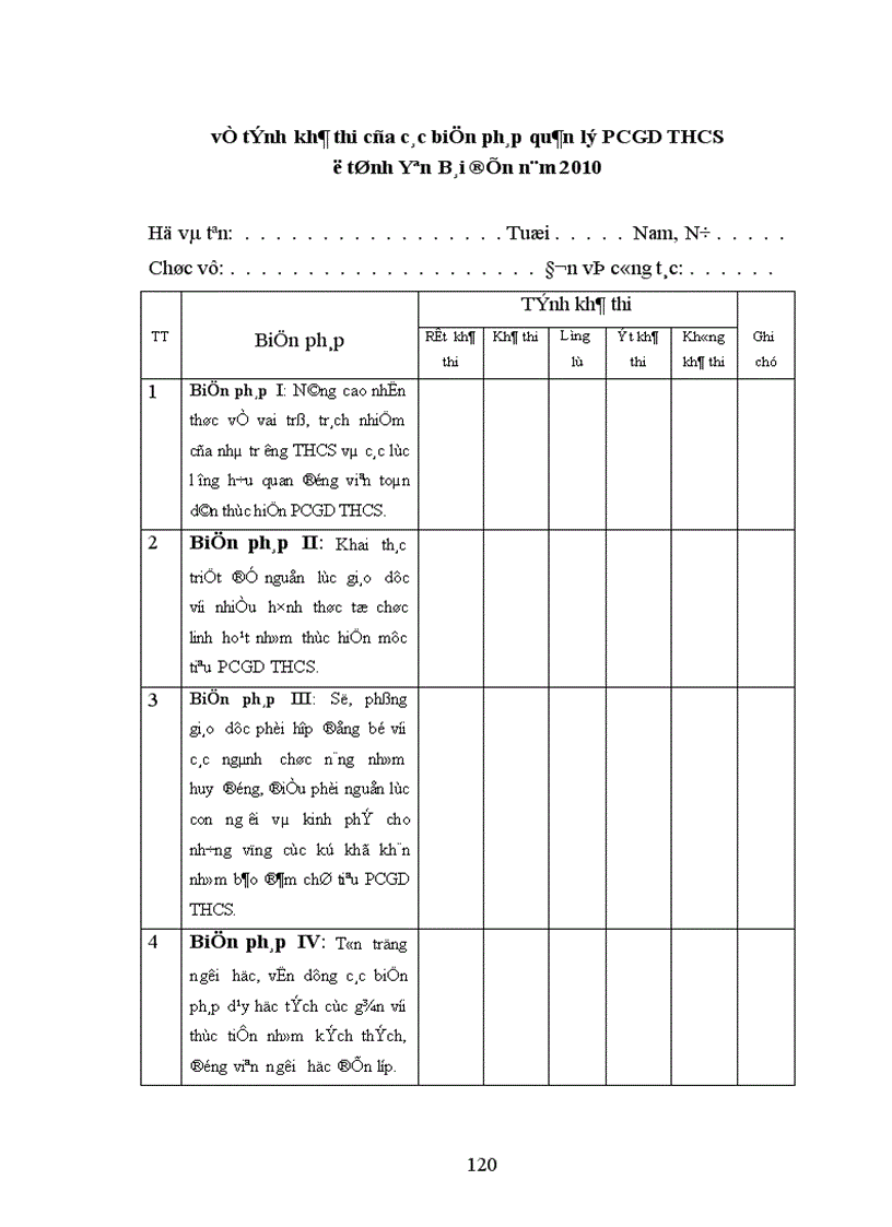 image for page Một số biện pháp quản lý công tác phổ cập giáo dục trung học cơ sở ở tỉnh Yên Bái đến năm 2010 1