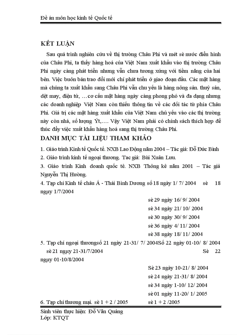 image for page Xuất khẩu hàng hoá của Việt Nam sang thị trường Châu Phi thực trạng và giải pháp 1