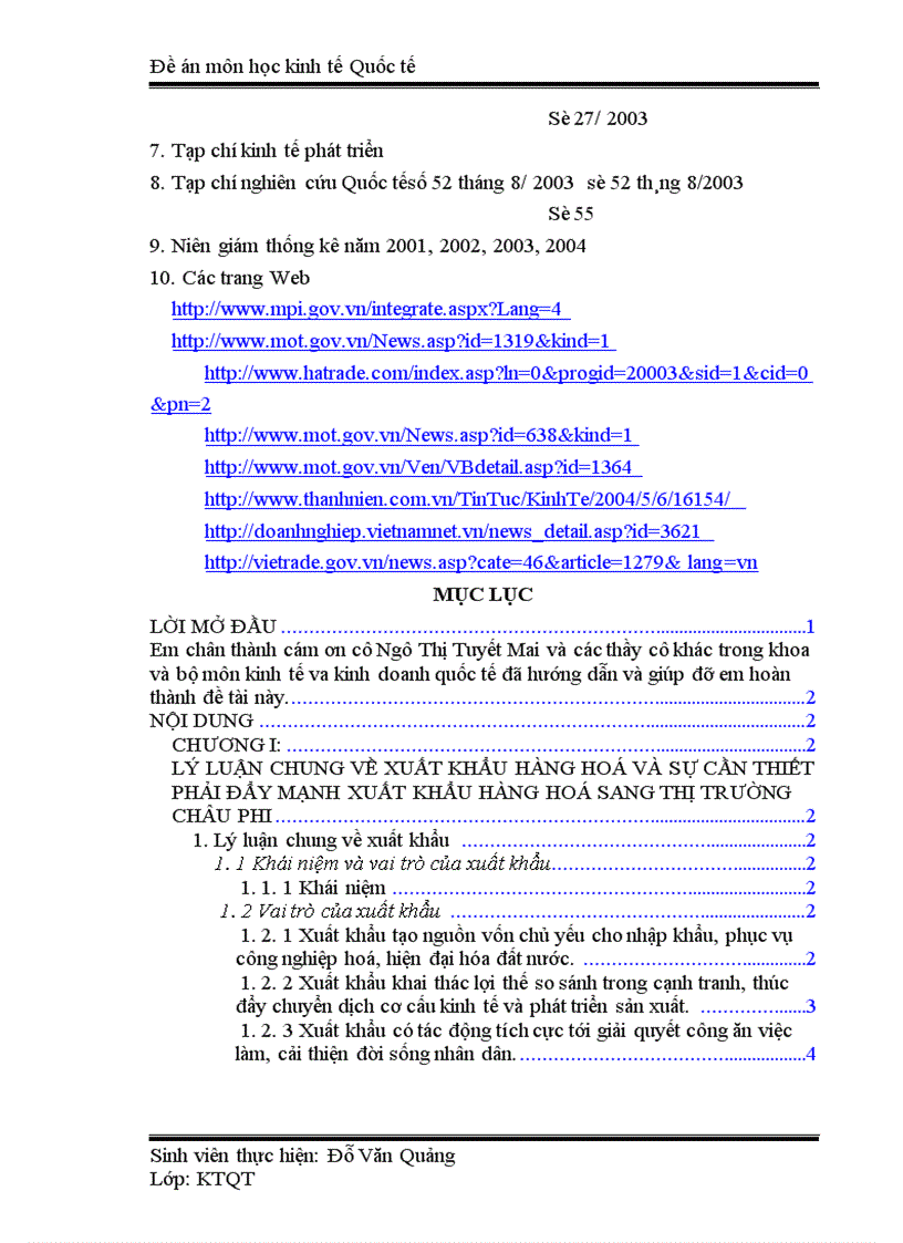 image for page Xuất khẩu hàng hoá của Việt Nam sang thị trường Châu Phi thực trạng và giải pháp 1