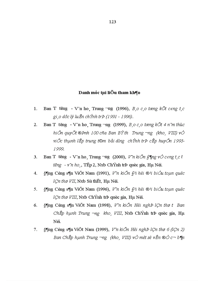 image for page Đảng Cộng sản Việt Nam lãnh đạo công tác giáo dục chính trị tư tưởng cho cán bộ đảng viên trong thời kỳ đổi mới 1991 2005