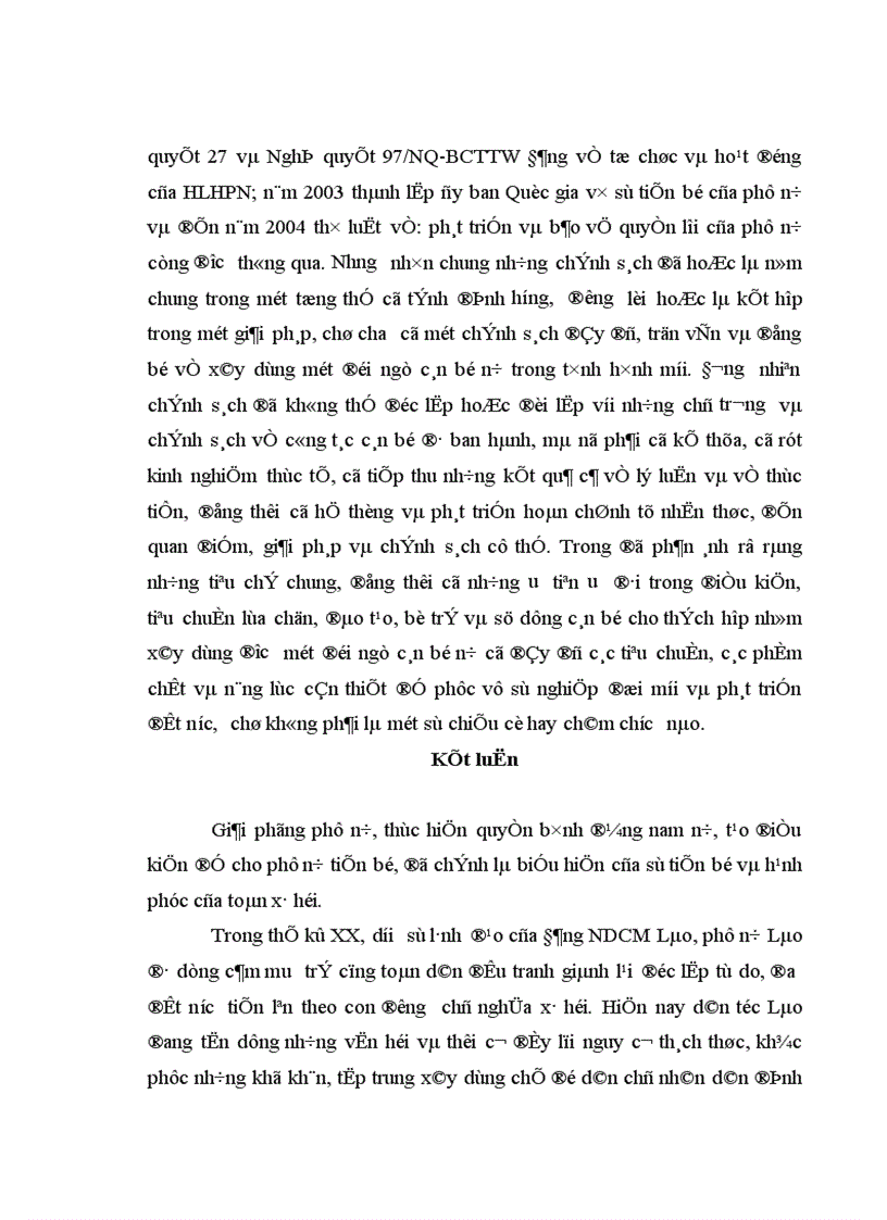 image for page Đảng Nhân dân Cách mạng Lào lãnh đạo xây dựng đội ngũ cán bộ nữ từ 1986 đến 2001