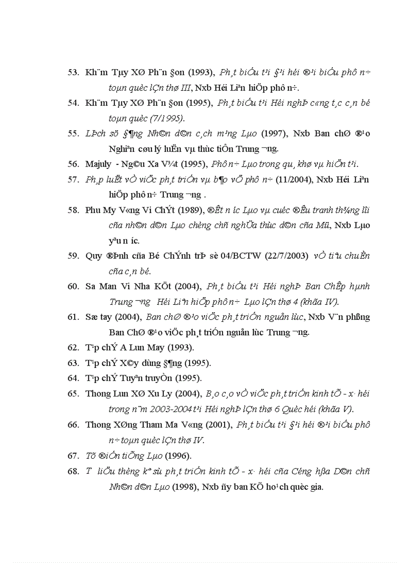 image for page Đảng Nhân dân Cách mạng Lào lãnh đạo xây dựng đội ngũ cán bộ nữ từ 1986 đến 2001