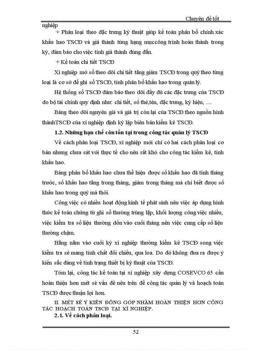 image for page Tổ chức công tác kế toán TSCĐ ở Xí nghiệp xây dựng COSEVCO65