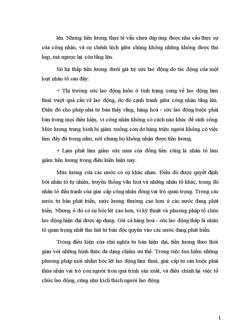 image for page Lý luận tiền lương của C Mác trong chủ nghĩa tư bản của Mác 1