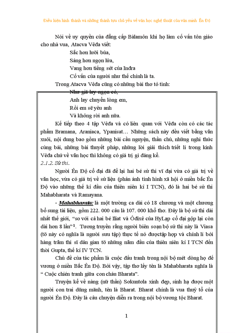image for page Điều kiện hình thành và những thành tựu chủ yếu về văn học nghệ thuật của văn minh Ấn Độ cổ trung đại
