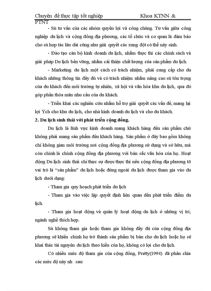 image for page Phát triển du lịch sinh thái gắn với vấn đề bảo tồn thiên nhiên và bản sắc văn hóa dân tộc ở Việt Nam