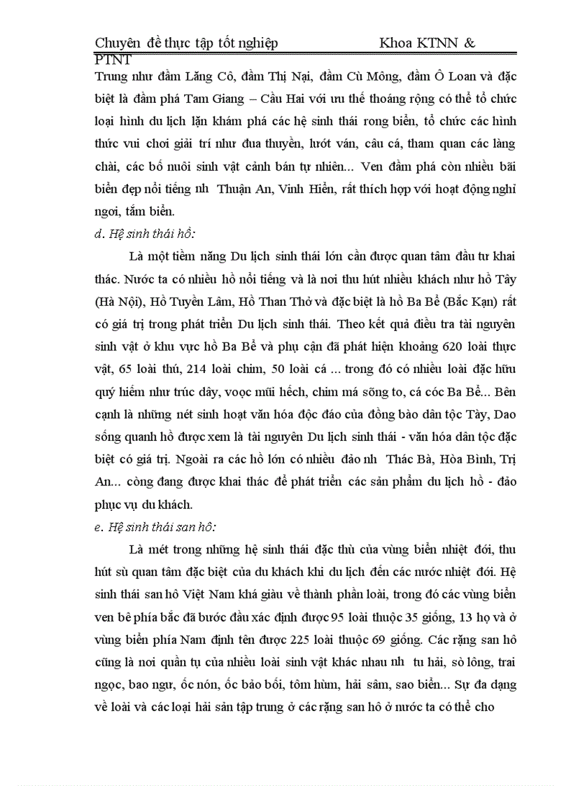 image for page Phát triển du lịch sinh thái gắn với vấn đề bảo tồn thiên nhiên và bản sắc văn hóa dân tộc ở Việt Nam