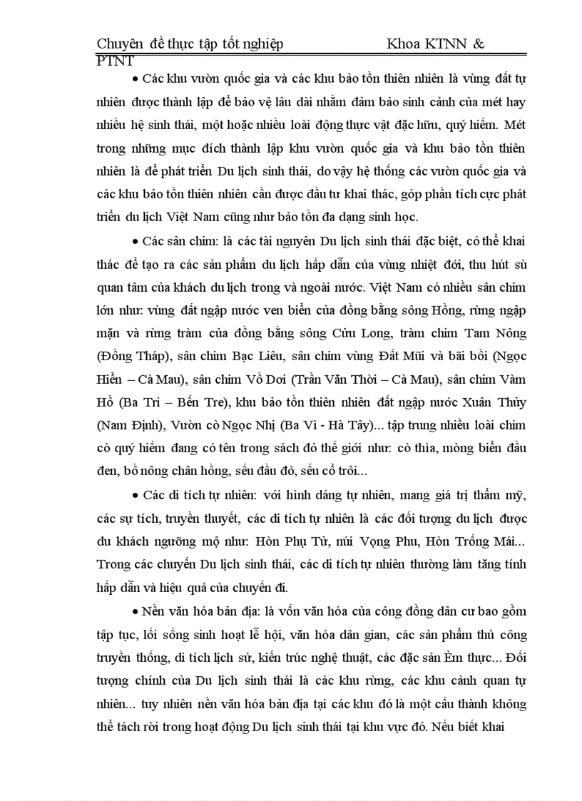 image for page Phát triển du lịch sinh thái gắn với vấn đề bảo tồn thiên nhiên và bản sắc văn hóa dân tộc ở Việt Nam