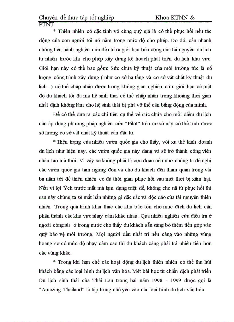 image for page Phát triển du lịch sinh thái gắn với vấn đề bảo tồn thiên nhiên và bản sắc văn hóa dân tộc ở Việt Nam
