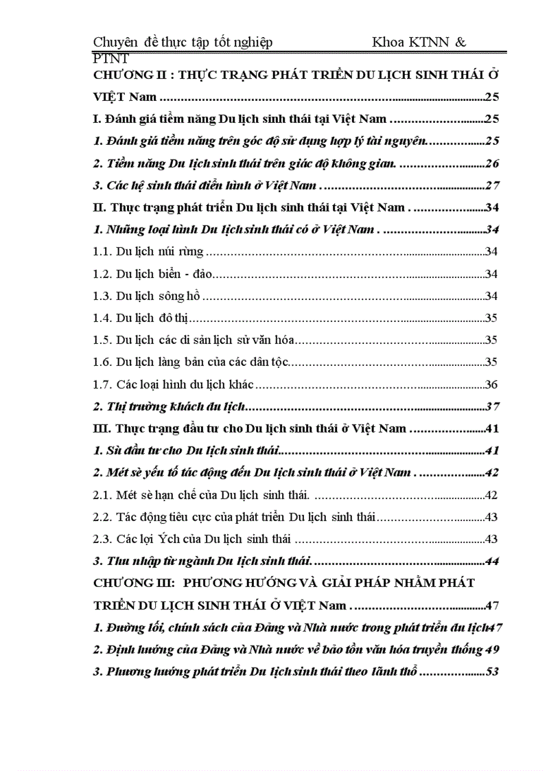 image for page Phát triển du lịch sinh thái gắn với vấn đề bảo tồn thiên nhiên và bản sắc văn hóa dân tộc ở Việt Nam