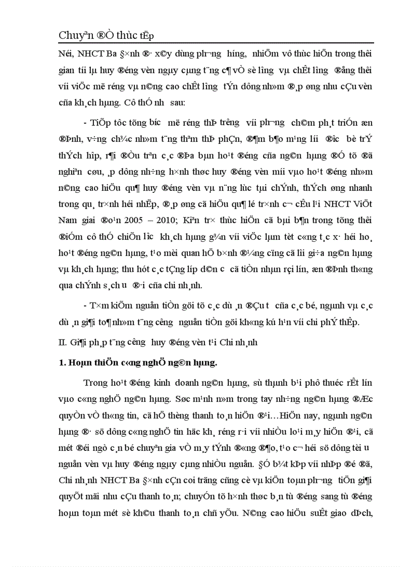 image for page Giải pháp tăng cường huy động vốn tại ngân hàng công thương Ba Đình 1