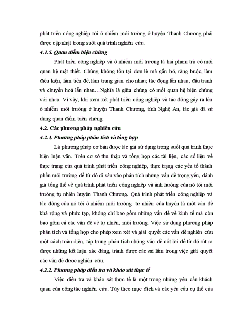 image for page Phát triển công nghiệp và tác động của nó lên ô nhiễm môi trường ở huyện Thanh Chương tỉnh Nghệ An