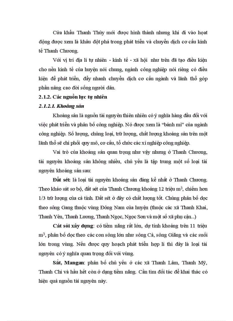image for page Phát triển công nghiệp và tác động của nó lên ô nhiễm môi trường ở huyện Thanh Chương tỉnh Nghệ An