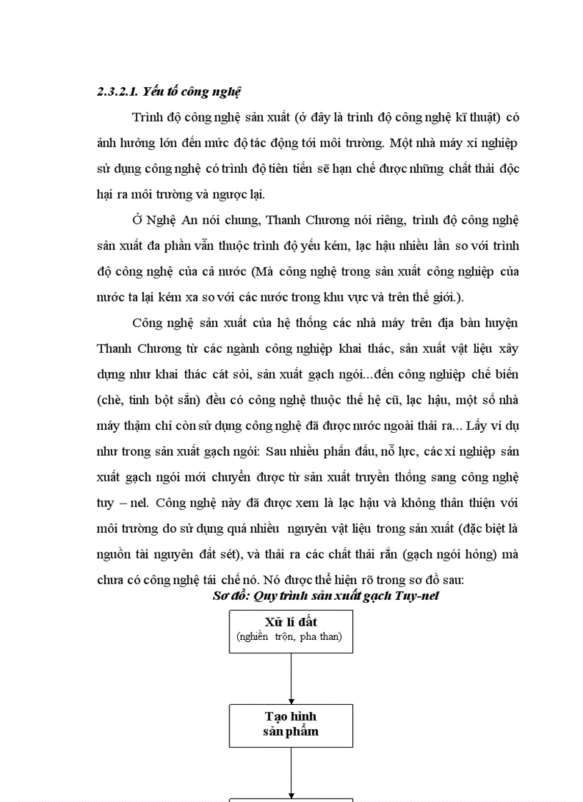 image for page Phát triển công nghiệp và tác động của nó lên ô nhiễm môi trường ở huyện Thanh Chương tỉnh Nghệ An