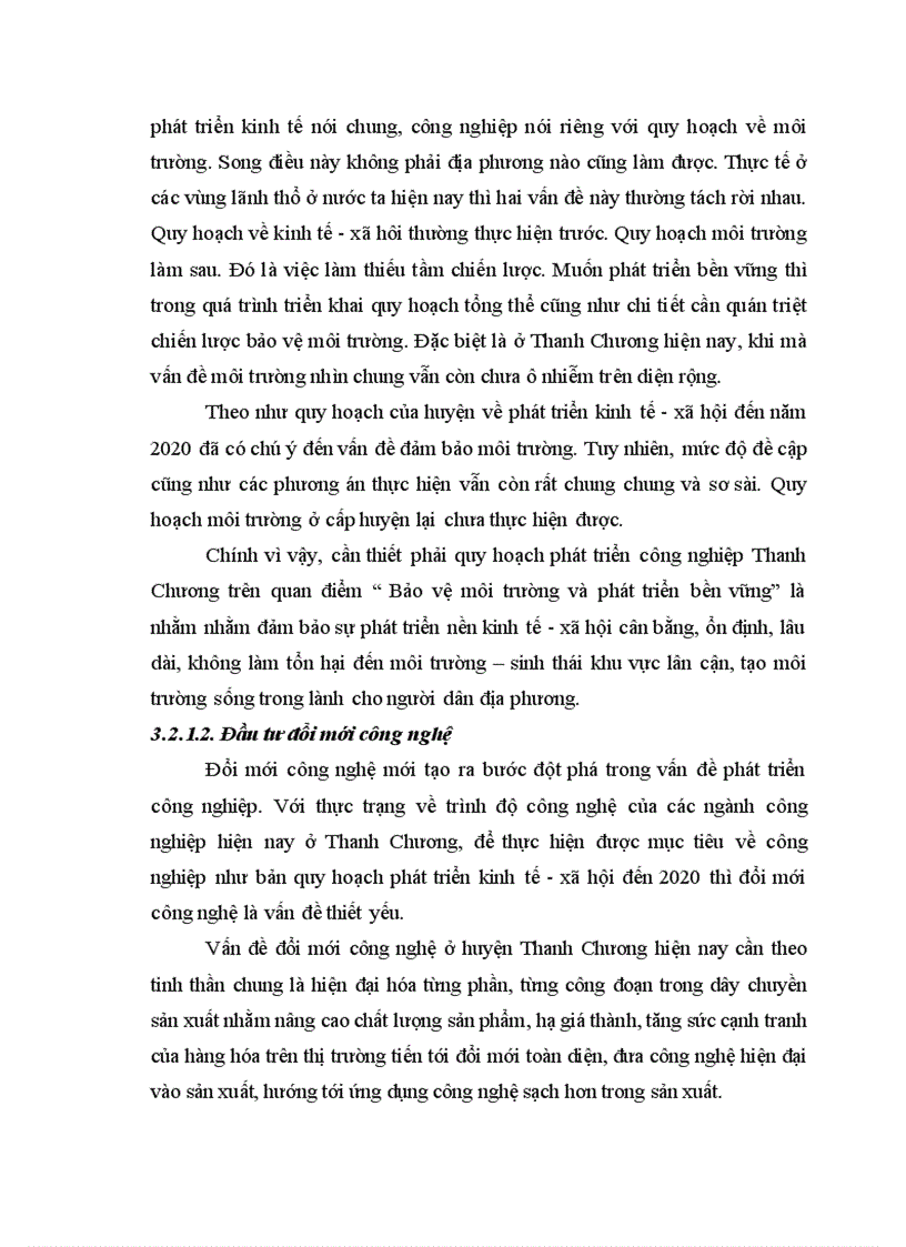 image for page Phát triển công nghiệp và tác động của nó lên ô nhiễm môi trường ở huyện Thanh Chương tỉnh Nghệ An