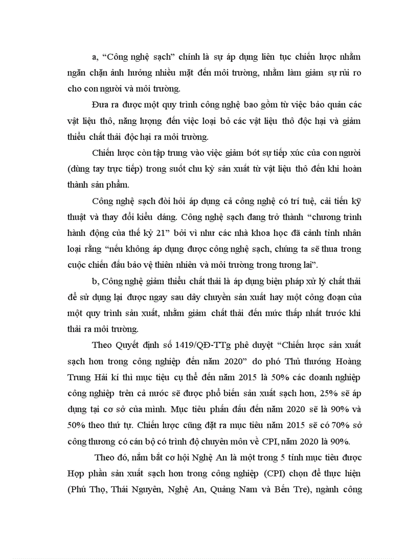 image for page Phát triển công nghiệp và tác động của nó lên ô nhiễm môi trường ở huyện Thanh Chương tỉnh Nghệ An