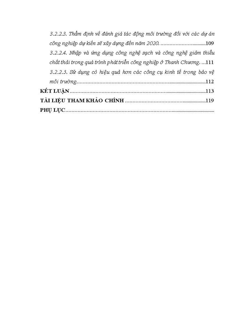 image for page Phát triển công nghiệp và tác động của nó lên ô nhiễm môi trường ở huyện Thanh Chương tỉnh Nghệ An