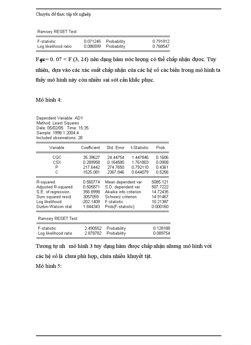image for page Sử dụng mô hình Kinh tế lượng để phân tích sự ảnh hưởng của một số yếu tố tới doanh thu tiêu thụ của Công ty Máy kéo và Máy nông nghiệp Hà Tây