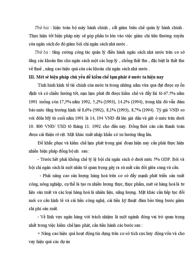 image for page Thực trạng lạm phát và mối quan hệ giữa lạm phát và tăng trưởng kinh tế ở Việt Nam 1