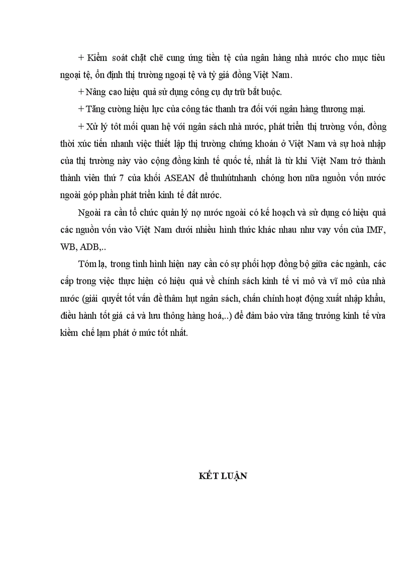 image for page Thực trạng lạm phát và mối quan hệ giữa lạm phát và tăng trưởng kinh tế ở Việt Nam 1