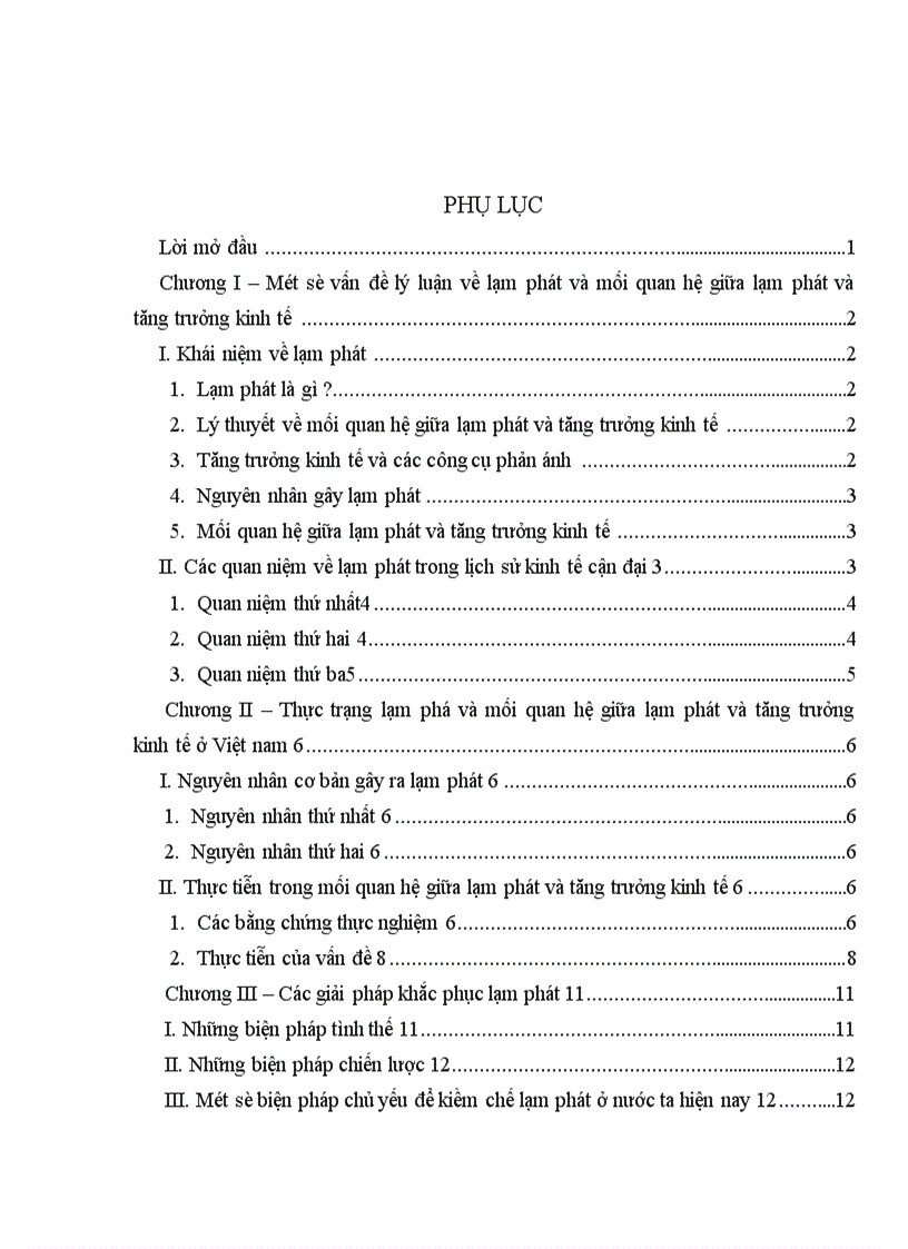 image for page Thực trạng lạm phát và mối quan hệ giữa lạm phát và tăng trưởng kinh tế ở Việt Nam 1