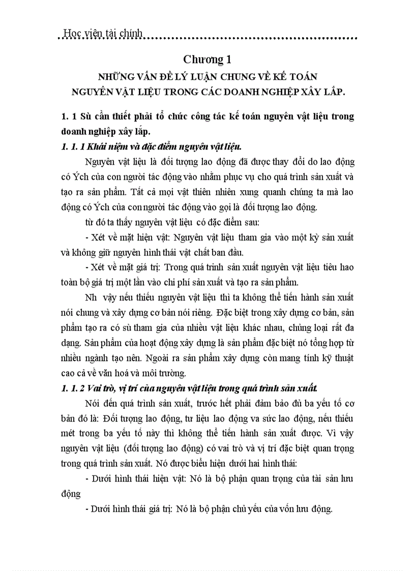 image for page Tổ chức công tác kế toán nguyên vật liệu ở công ty Tây Hồ