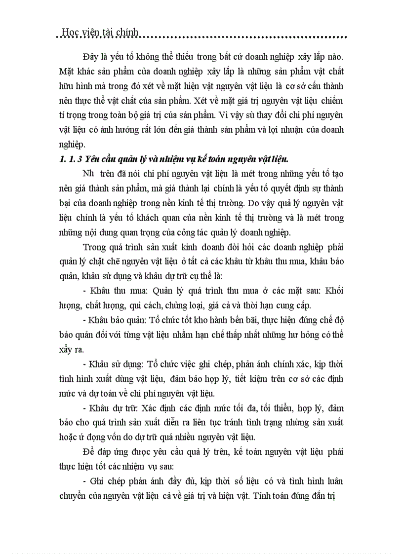 image for page Tổ chức công tác kế toán nguyên vật liệu ở công ty Tây Hồ