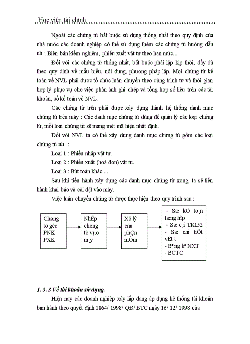 image for page Tổ chức công tác kế toán nguyên vật liệu ở công ty Tây Hồ