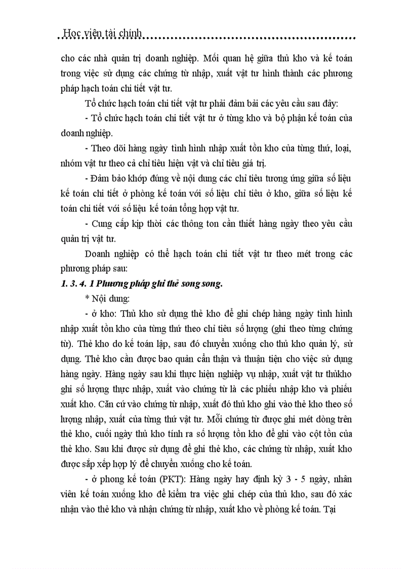 image for page Tổ chức công tác kế toán nguyên vật liệu ở công ty Tây Hồ