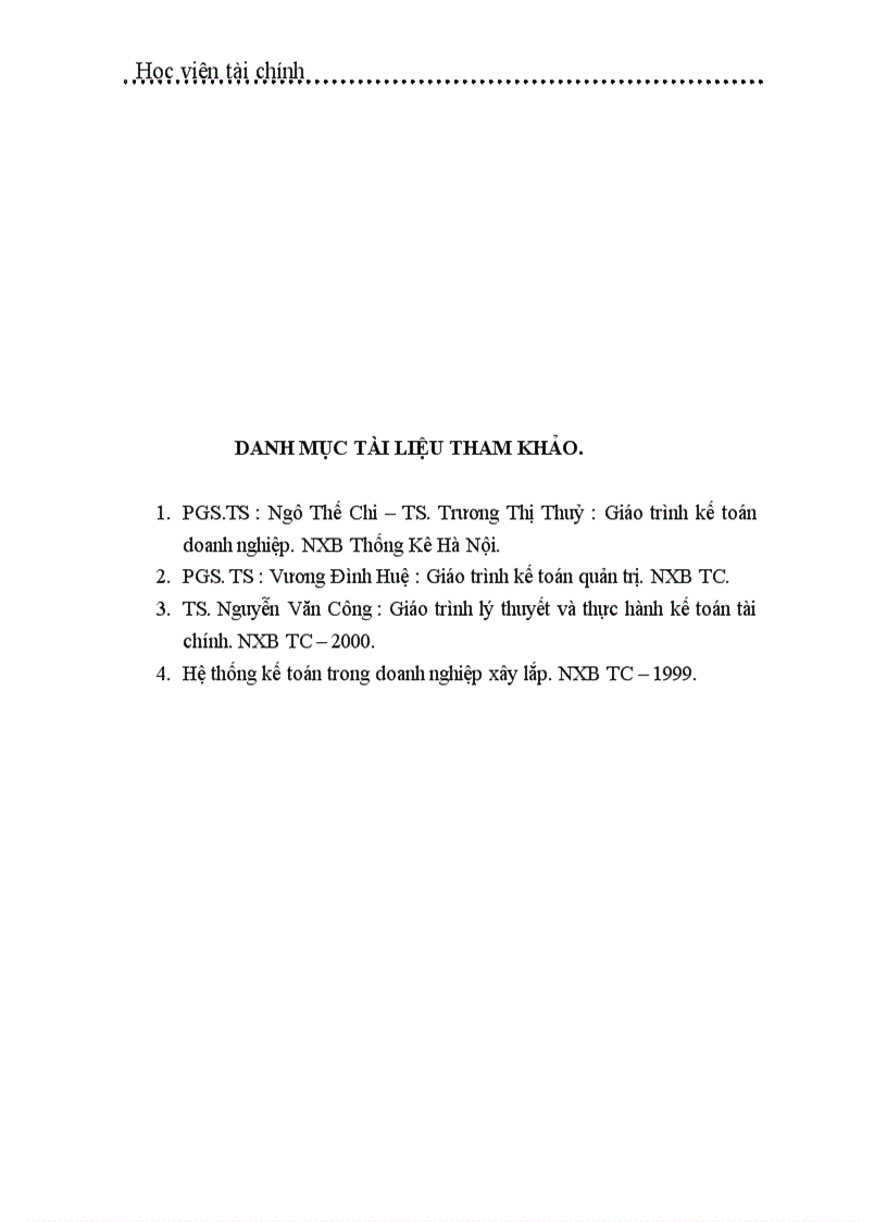 image for page Tổ chức công tác kế toán nguyên vật liệu ở công ty Tây Hồ