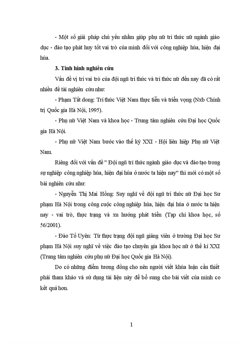 image for page Đội ngũ trí thức nữ ngành giáo dục đào tạo trong sự nghiệp công nghiệp hóa hiện đại hóa ở nước ta hiện nay