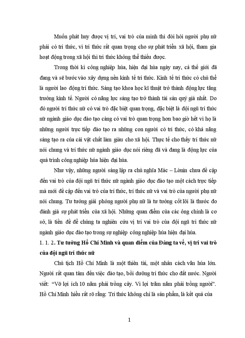 image for page Đội ngũ trí thức nữ ngành giáo dục đào tạo trong sự nghiệp công nghiệp hóa hiện đại hóa ở nước ta hiện nay