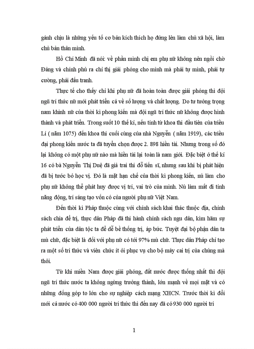 image for page Đội ngũ trí thức nữ ngành giáo dục đào tạo trong sự nghiệp công nghiệp hóa hiện đại hóa ở nước ta hiện nay