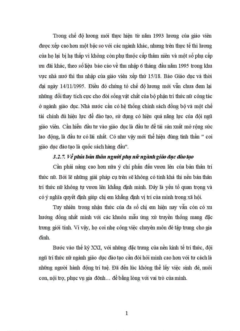 image for page Đội ngũ trí thức nữ ngành giáo dục đào tạo trong sự nghiệp công nghiệp hóa hiện đại hóa ở nước ta hiện nay