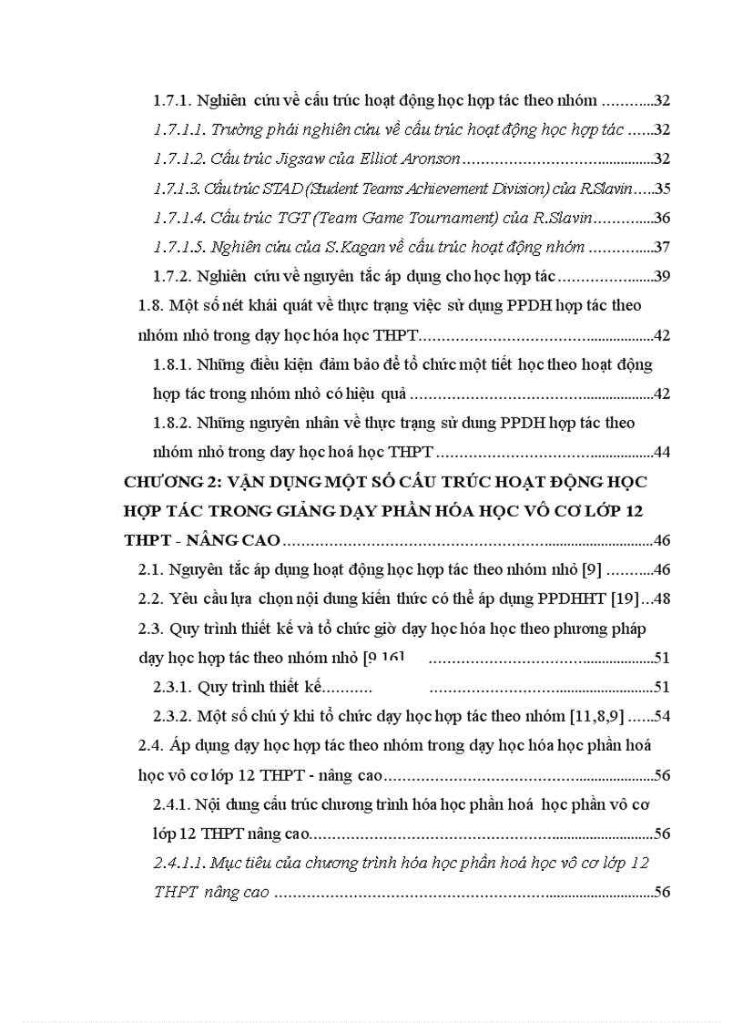 image for page Hình thành và phát triển năng lực hợp tác làm việc của học sinh thông qua việc sử dụng phương pháp dạy học hợp tác theo nhóm nhỏ trong dạy học phần hoá học vô cơ lớp 12 THPT nâng cao