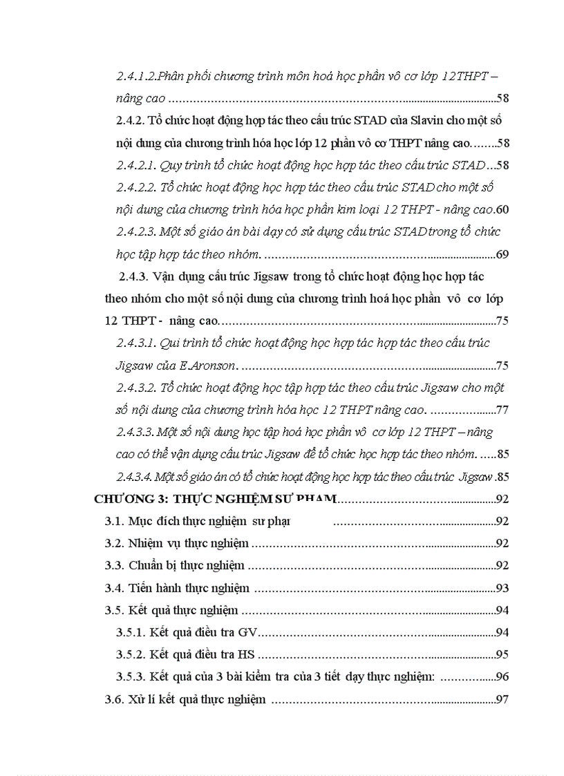 image for page Hình thành và phát triển năng lực hợp tác làm việc của học sinh thông qua việc sử dụng phương pháp dạy học hợp tác theo nhóm nhỏ trong dạy học phần hoá học vô cơ lớp 12 THPT nâng cao