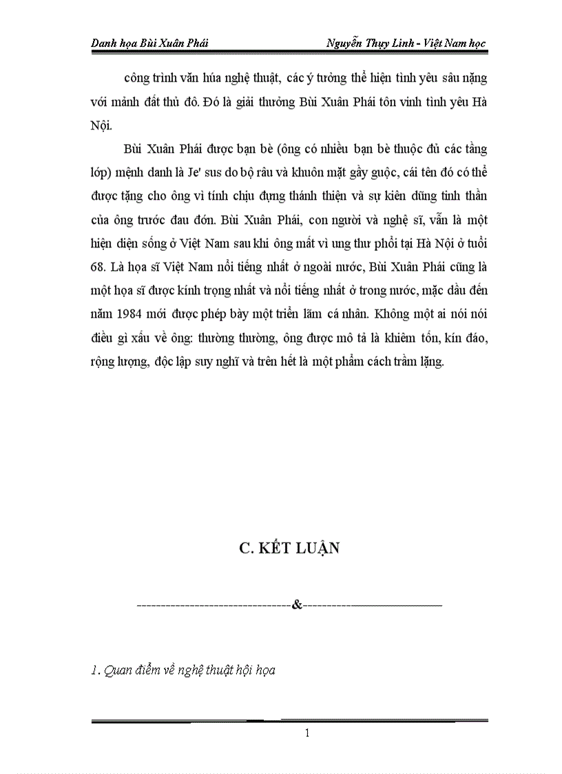 image for page Danh họa Bùi Xuân Phái