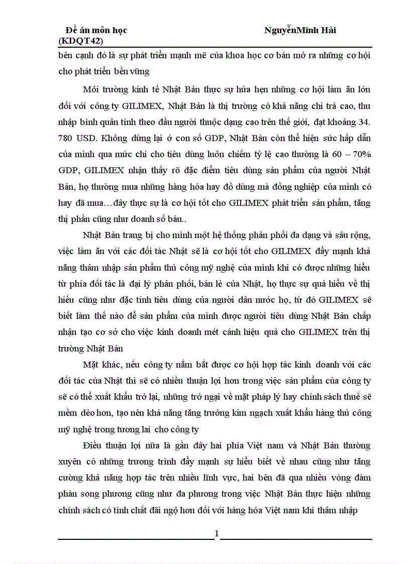 image for page Phân tích môi trường kinh tế Nhật Bản tác động đến quyết định thâm nhập thị trường Nhật Bản của GILIMEX
