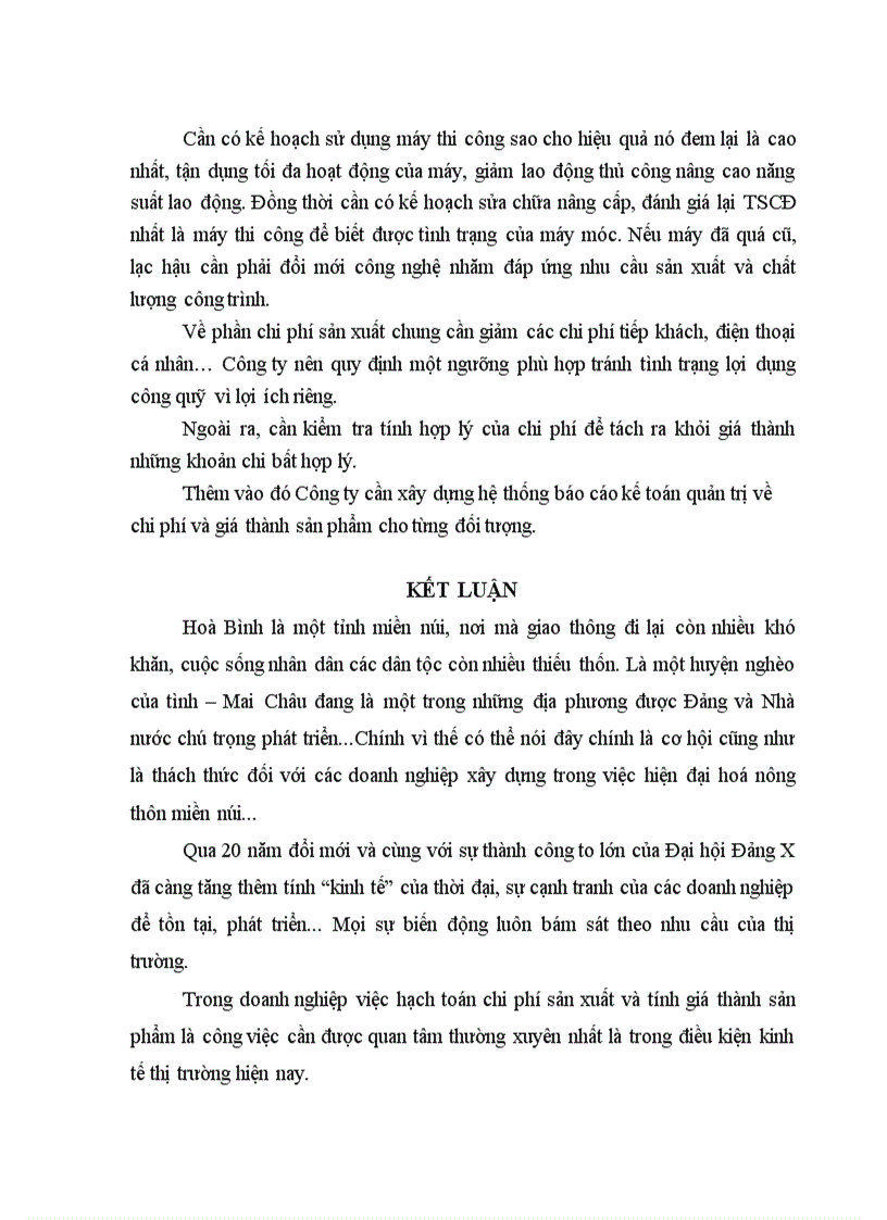 image for page Hạch toán chi phí sản xuất và tính giá thành sản phẩm tại công ty cổ phần xây dựng thương mại 559 Mai Châu Hoà Bình