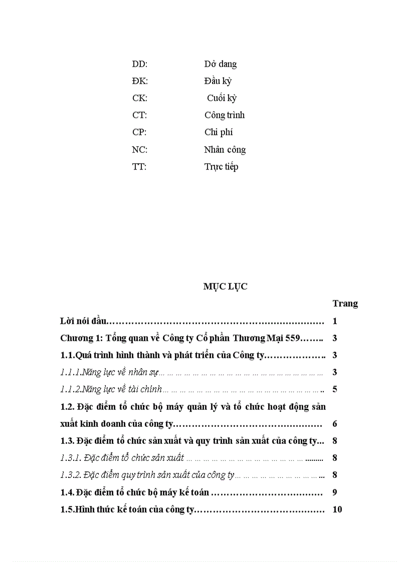 image for page Hạch toán chi phí sản xuất và tính giá thành sản phẩm tại công ty cổ phần xây dựng thương mại 559 Mai Châu Hoà Bình