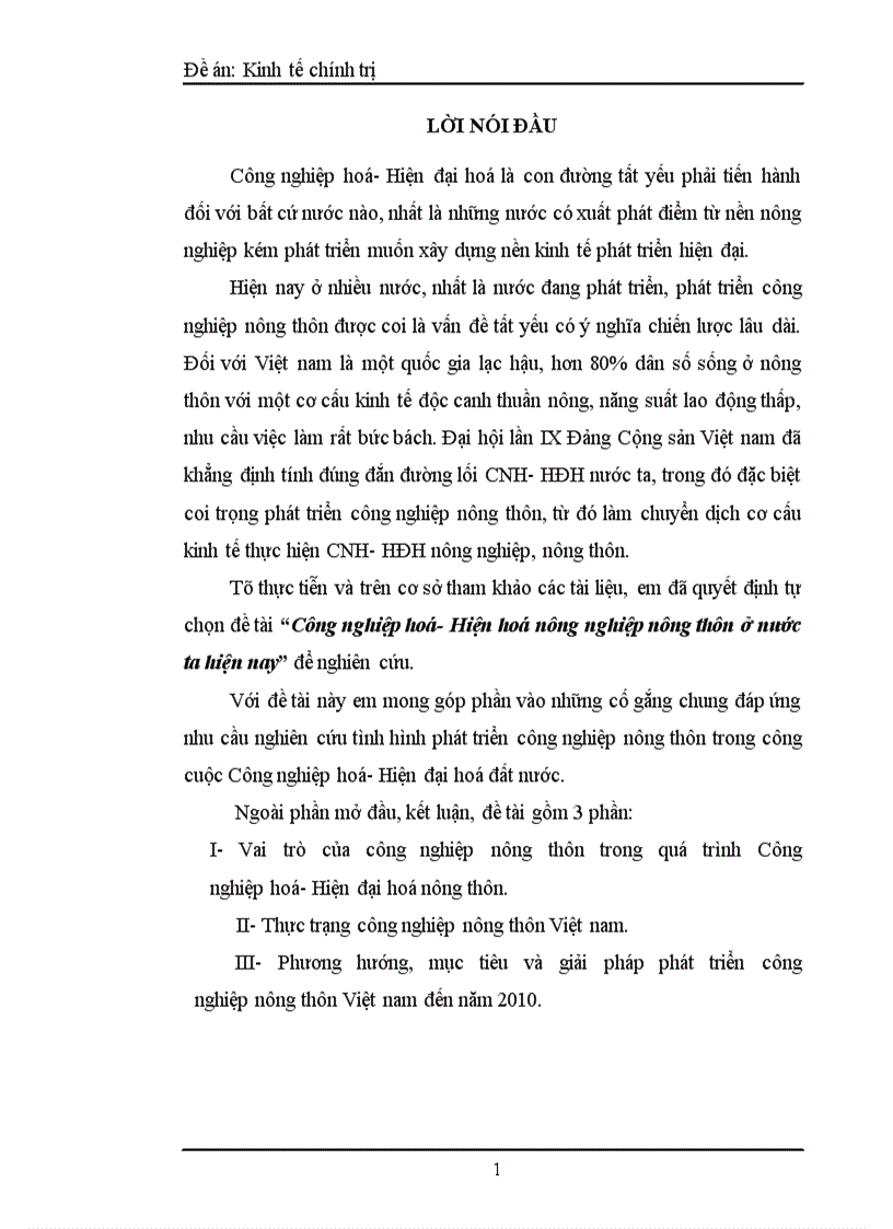 image for page Công nghiệp hoá Hiện hoá nông nghiệp nông thôn ở nước ta hiện nay 1