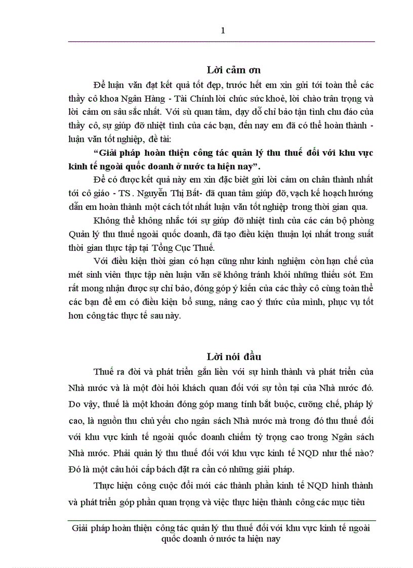 image for page Giải pháp hoàn thiện công tác quản lý thu thuế đối với khu vực kinh tế ngoài quốc doanh ở nước ta hiện nay 1